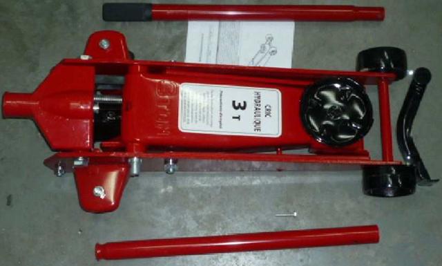 Hydraulic trolley jack