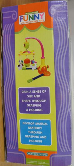 Musical rotating toy