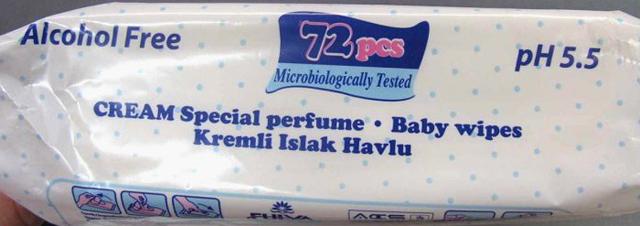 Baby wet wipes