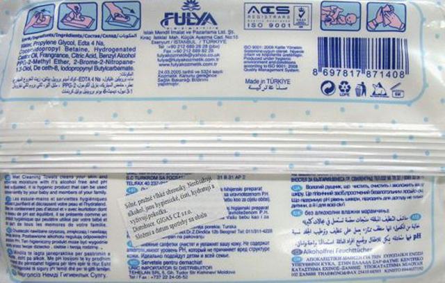 Baby wet wipes