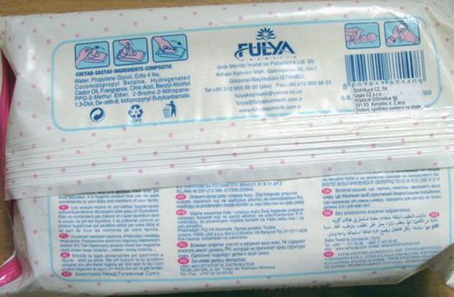 Baby wet wipes