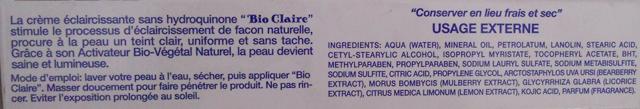 Skin lightening product