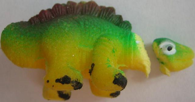 Plastic dinosaur toy