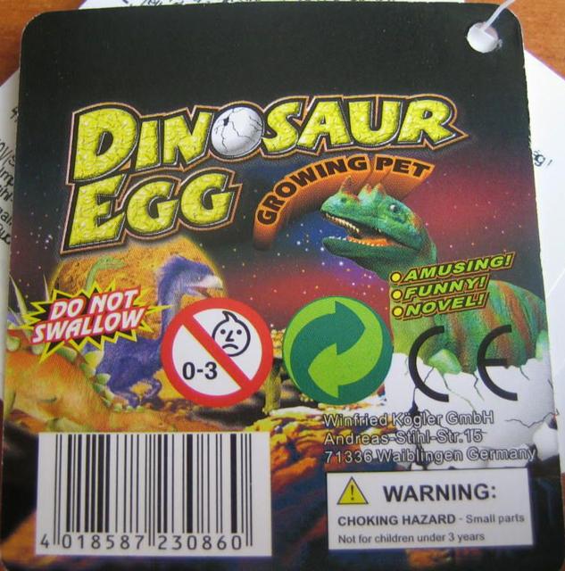 Plastic dinosaur toy