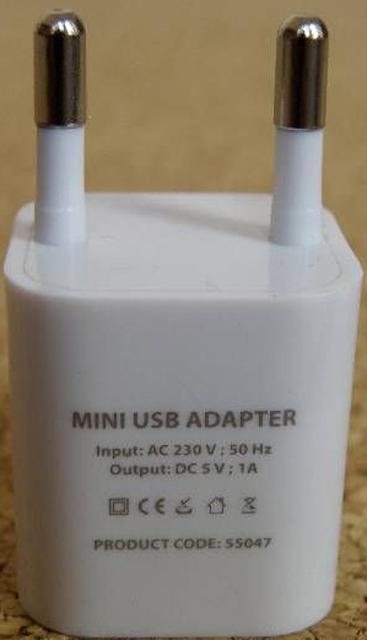 Mains adaptor