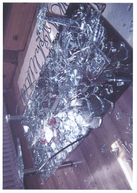 Glass table