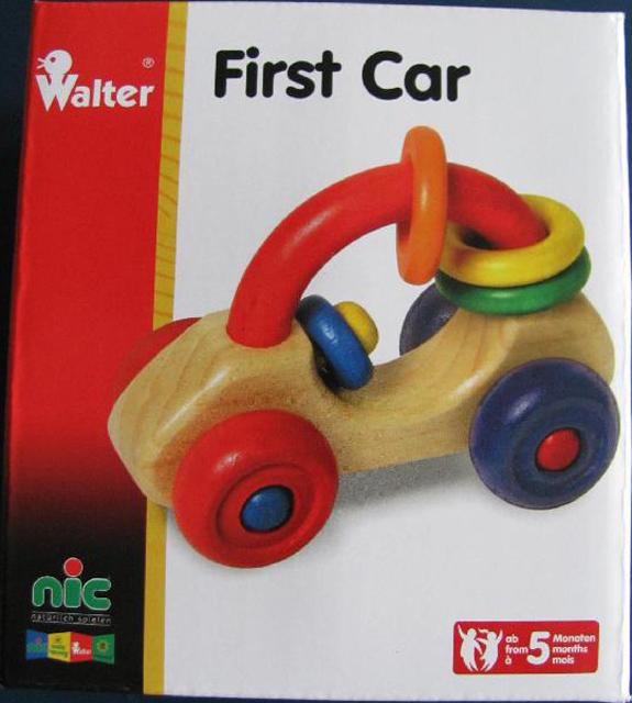 Wooden toy car