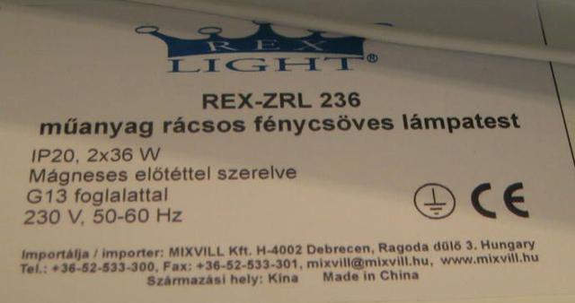Fluorescent ceiling light