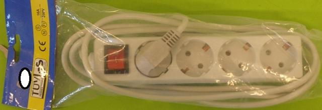 Mains extension lead