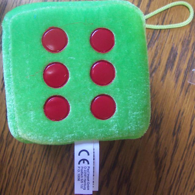 Plush dice