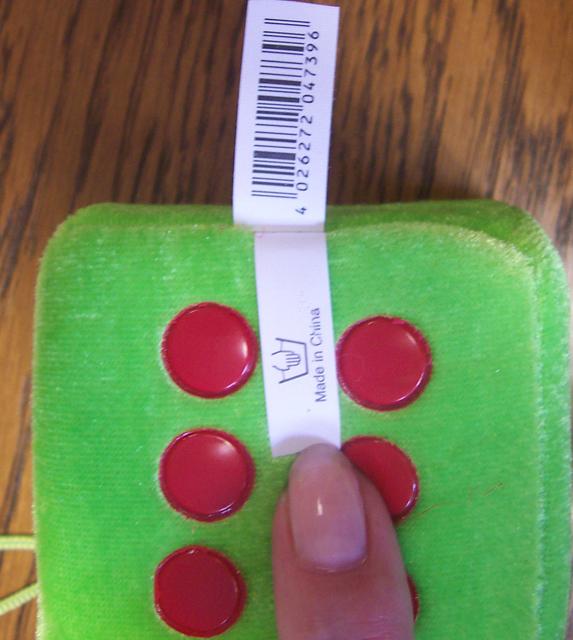 Plush dice