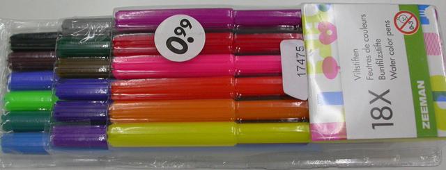Water colour pens