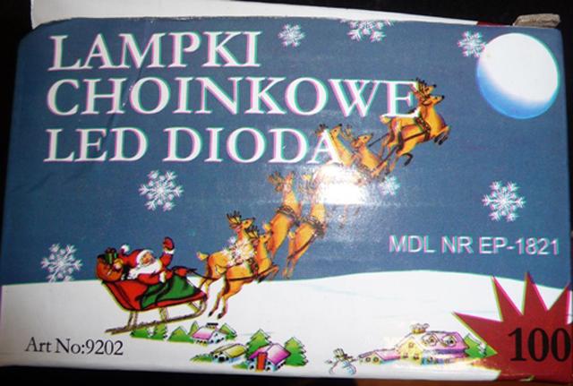 Christmas lighting chain