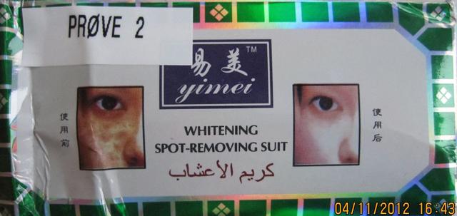 Skin lightening product