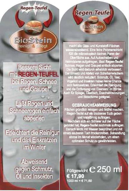 Water repellent coating