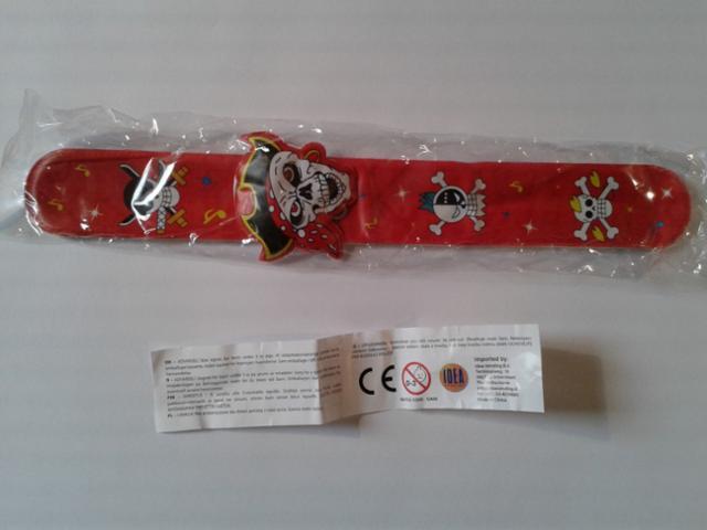 Pirate slap-on bracelet
