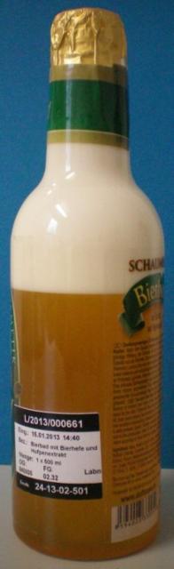 Beer bath oil