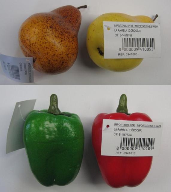 Decorative imitation fruits