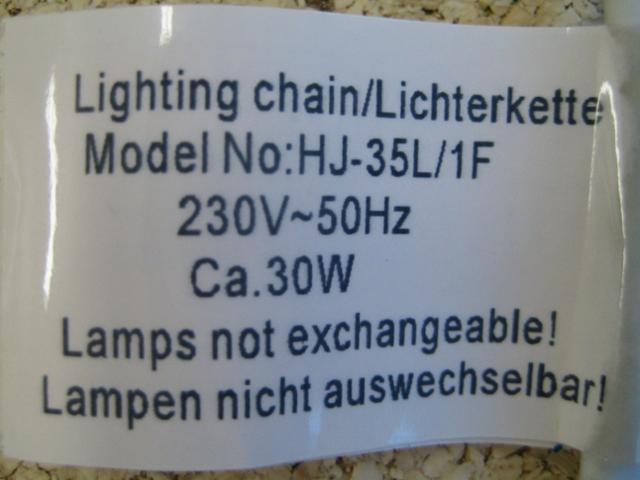 Lighting chains