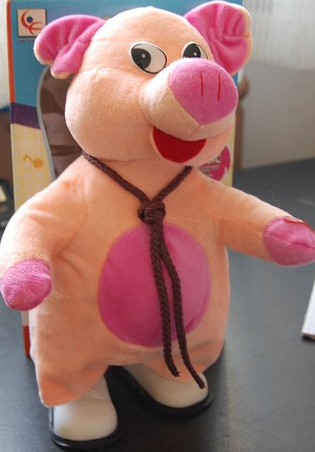 Battery operated soft toy