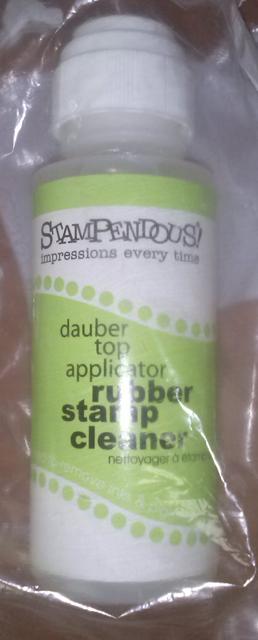 Rubber stamp cleaner