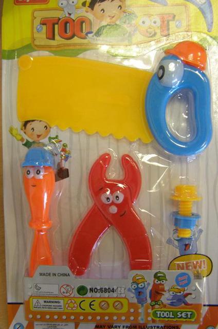 Toy xylophone and tool set