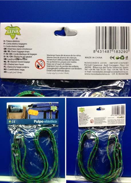Elastic luggage straps
