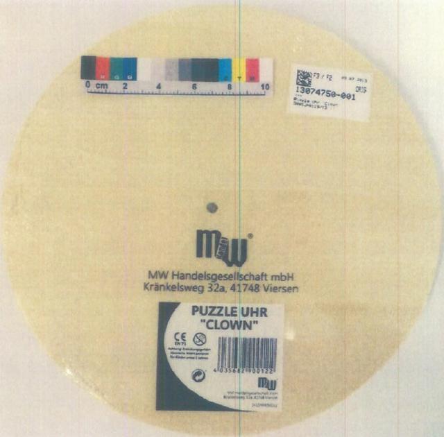 Toy puzzle clock