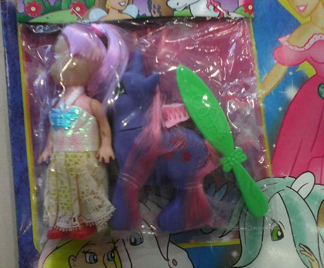 Plastic unicorn figure