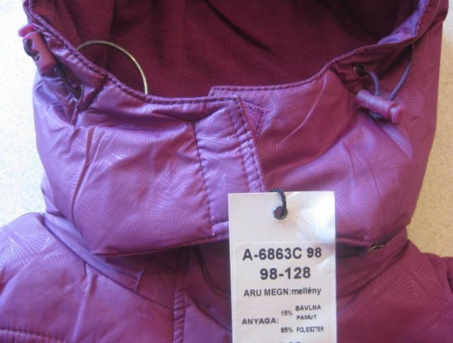 Girls' sleeveless jacket