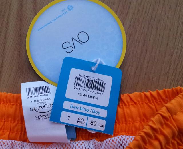 Boys' swimwear