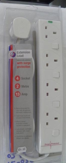 Mains extension lead