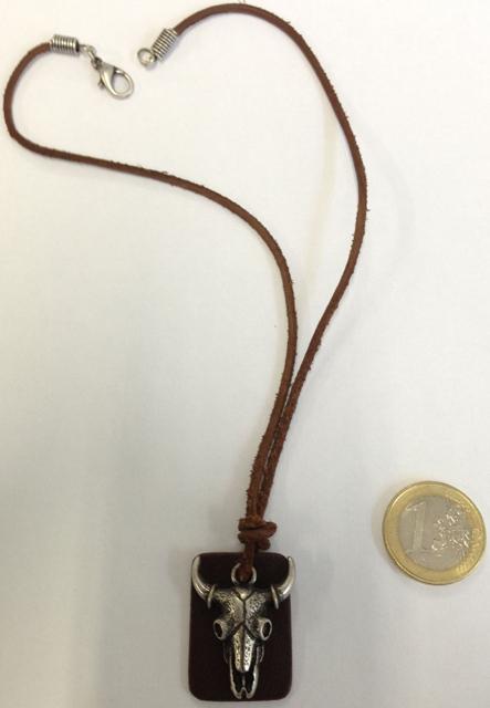 Leather necklace