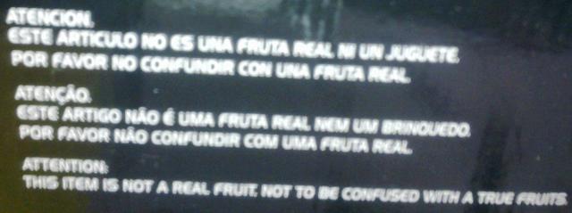 Imitation fruit