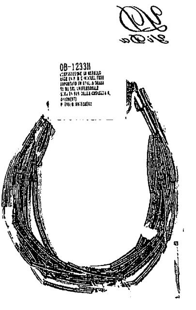 Metallic bracelet