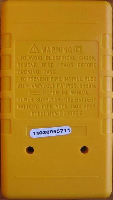 Digital multimeter