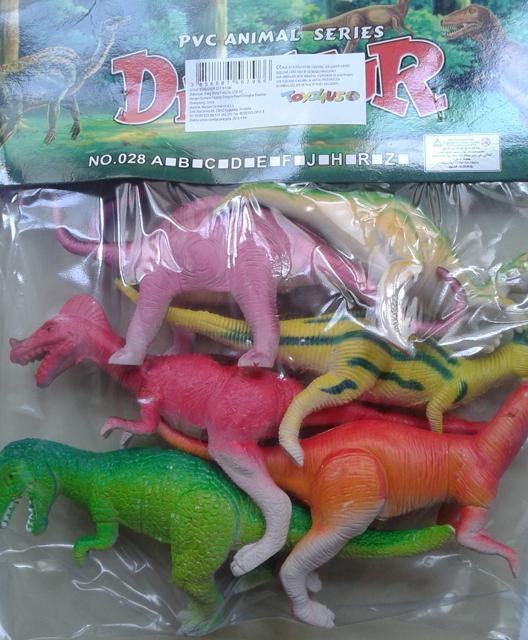 Plastic dinosaur toy
