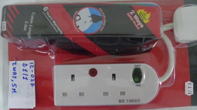 Mains extension lead