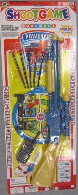 Toy bow and rifle
