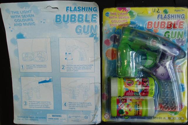 Soap bubble gun