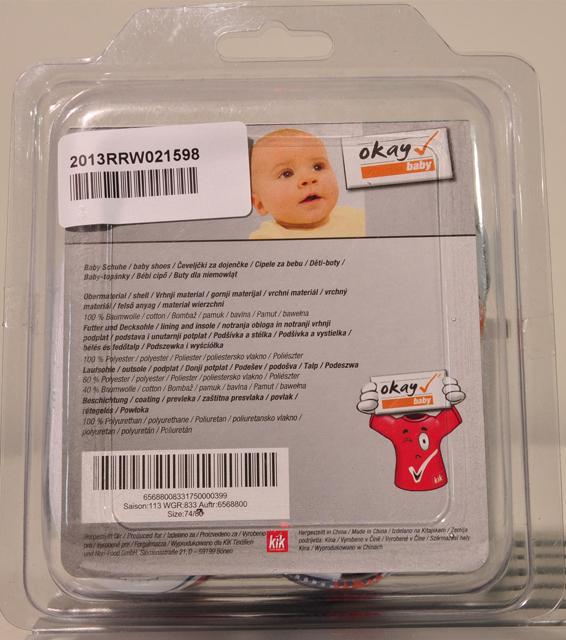 Baby shoes
