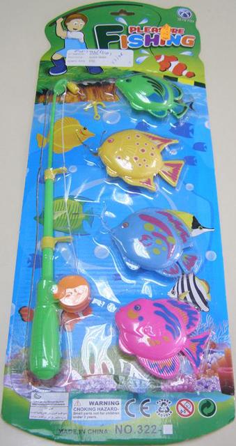 Magnetic fishing toy