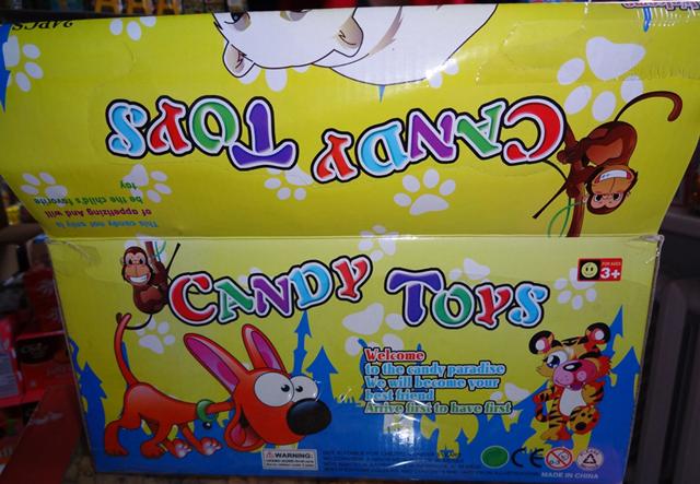 Toy with sweets
