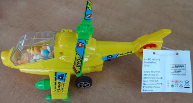 Toy with sweets