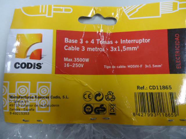 Mains extension lead