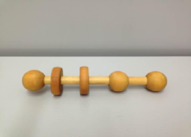 Wooden rattle