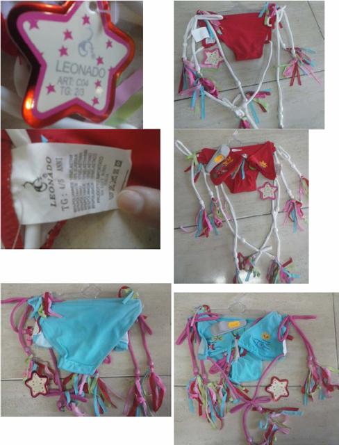 Girls' bikinis