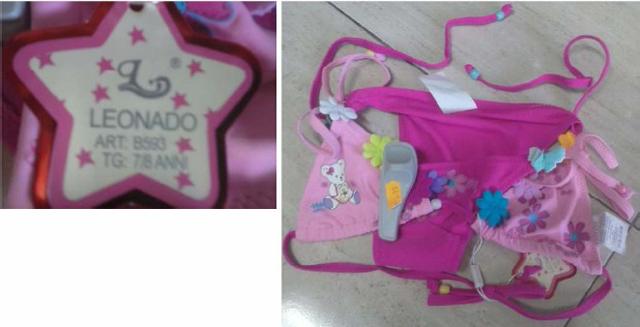Girls' bikinis