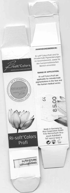 Permanent make up ink
