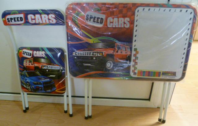 Folding table and chair set